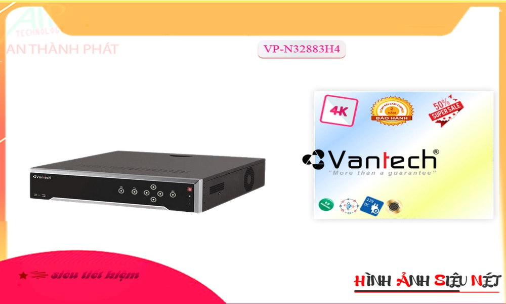 Đầu Ghi Camera VanTech VP-N32883H4 Mẫu Đẹp Đầu Ghi Camera VanTech VP-N32883H4 Mẫu Đẹp