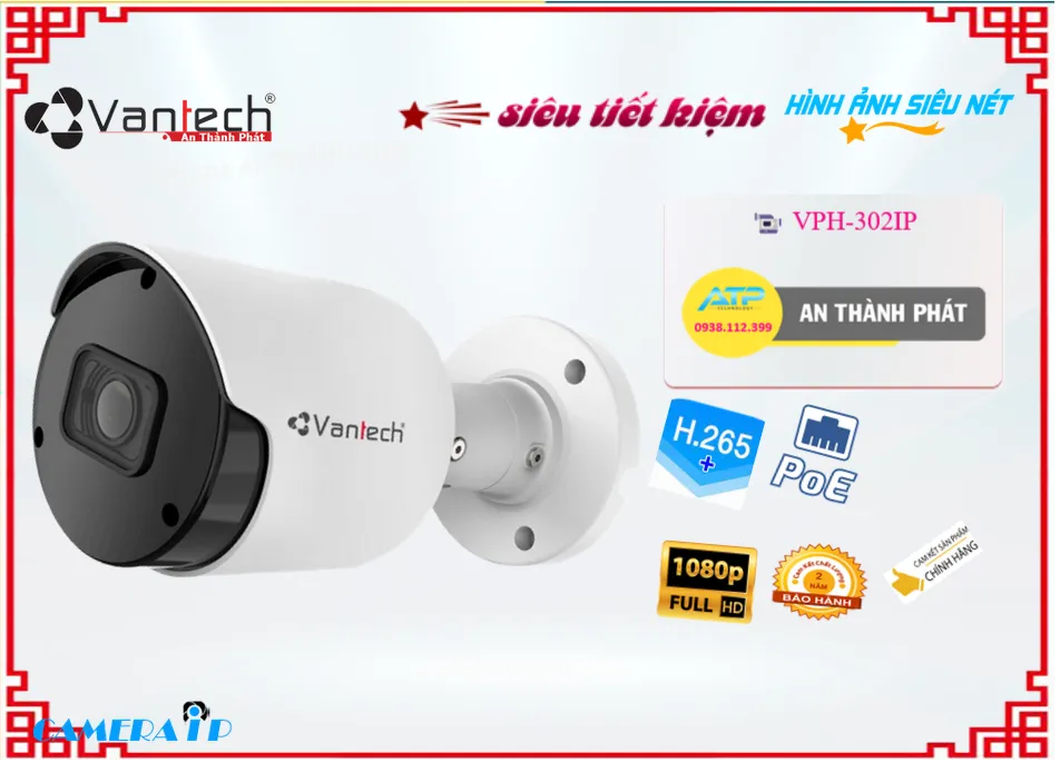 VPH-302IP Camera VanTech Chức Năng Cao Cấp VPH-302IP Camera VanTech Chức Năng Cao Cấp