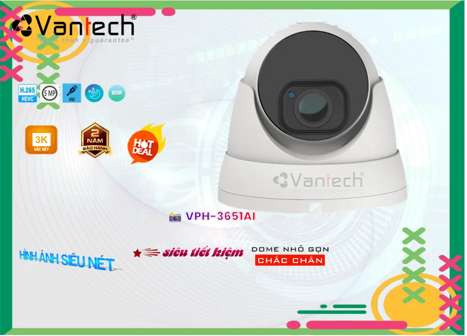 VPH-3651AI Sắc Nét VanTech VPH-3651AI Sắc Nét VanTech