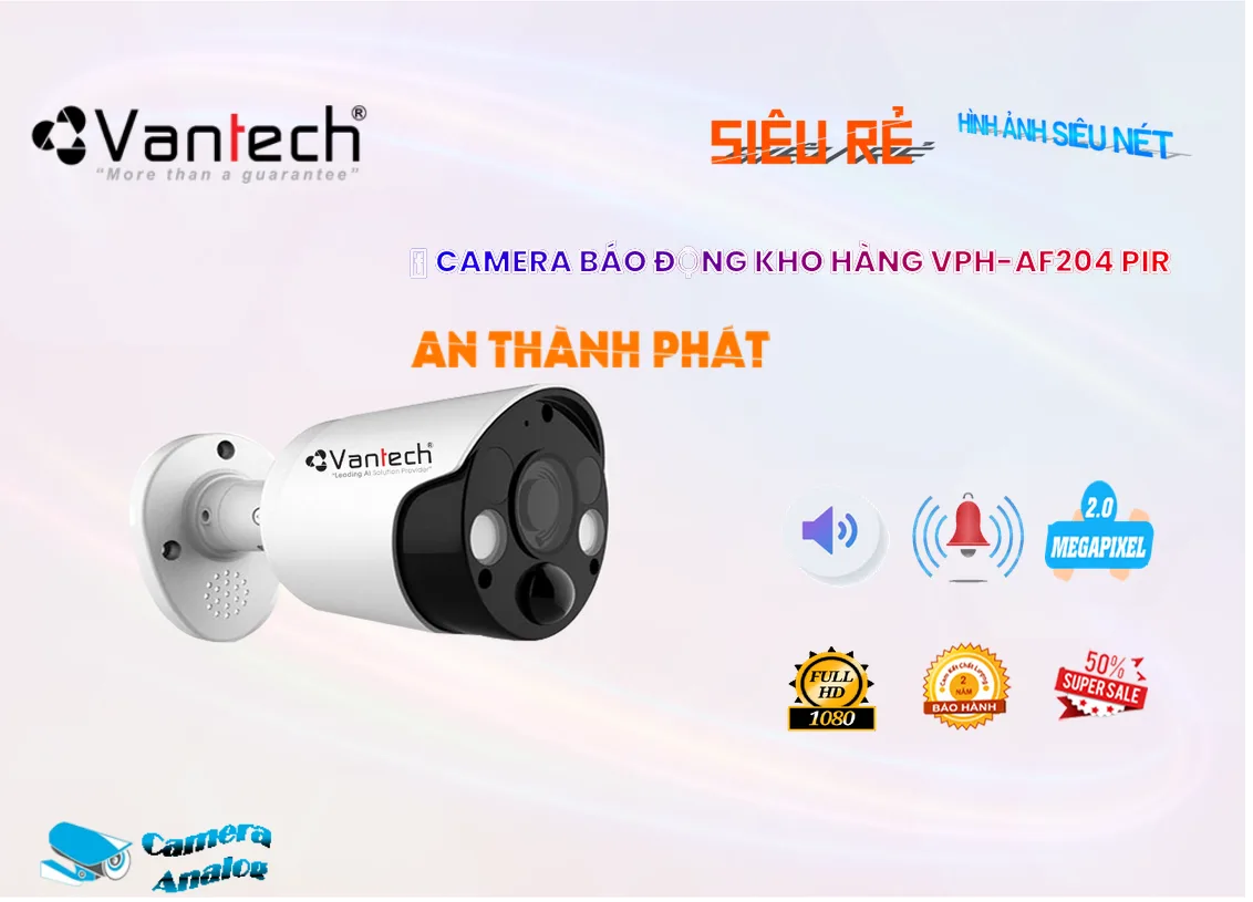 VPH-AF204 PIR Camera VanTech Giá rẻ VPH-AF204 PIR Camera VanTech Giá rẻ
