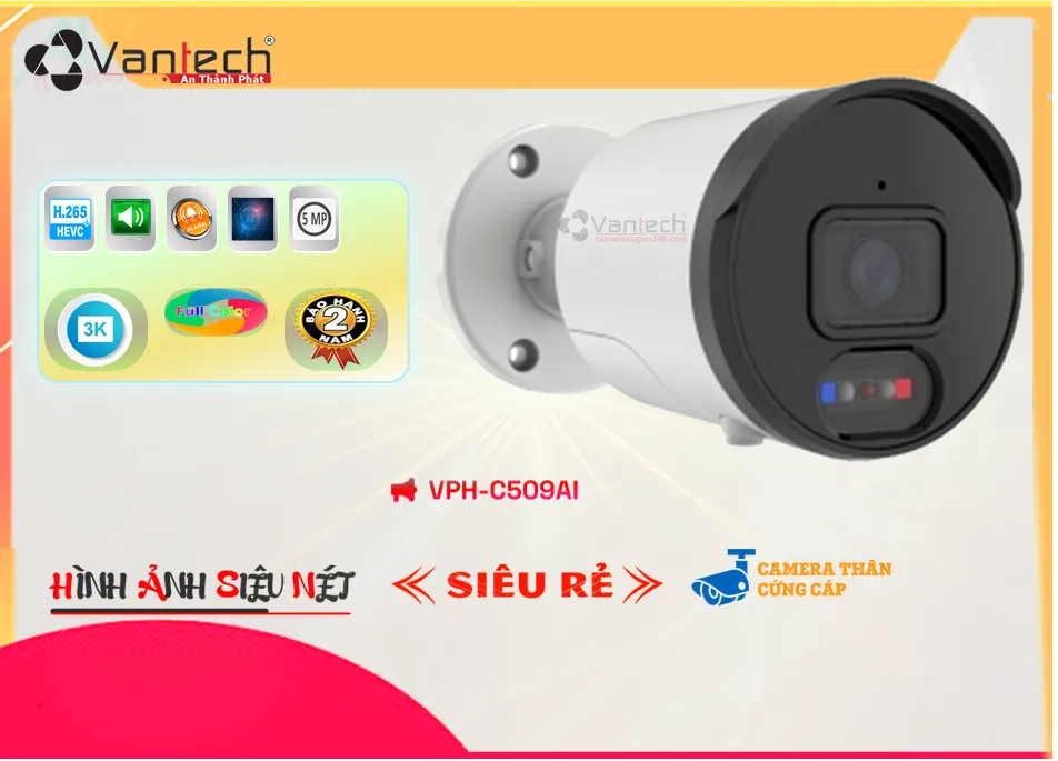 ✪ VPH-C509AI Camera Thiết kế Đẹp VanTech ✪ VPH-C509AI Camera Thiết kế Đẹp VanTech