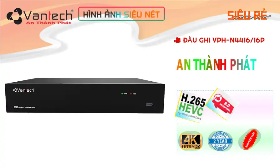 Đầu Thu VanTech VPH-N4416/16P