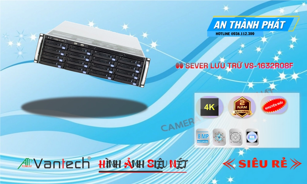 Đầu ghi VanTech VS-1632R08F Tiết Kiệm