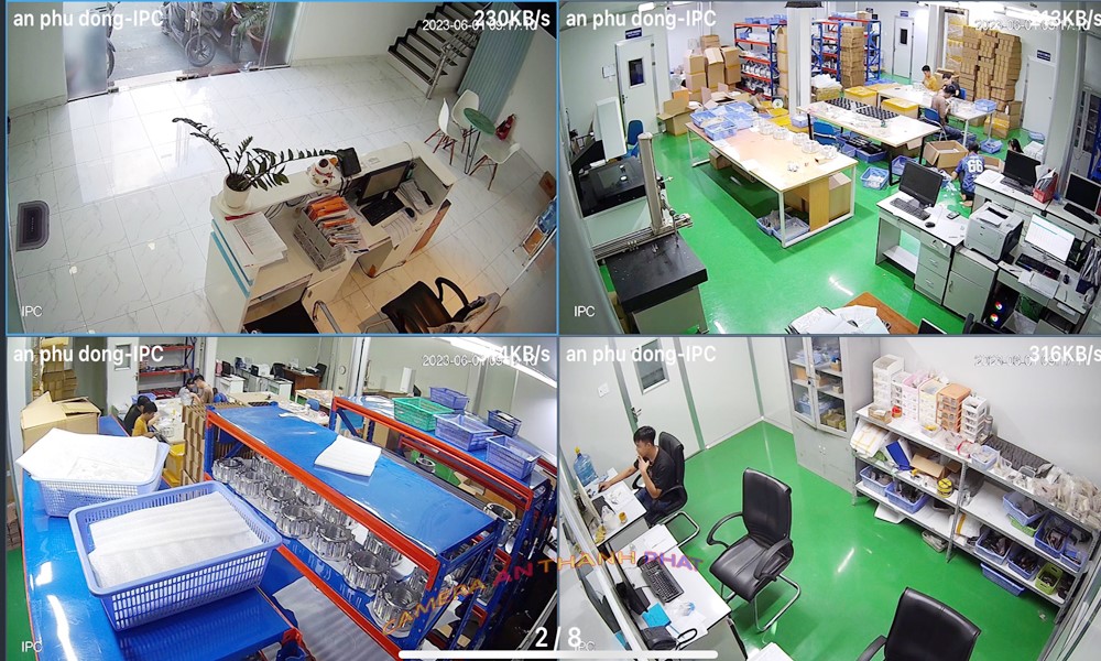 Bộ 4 camera chính hãng sắc nét Bộ 4 camera chính hãng sắc nét