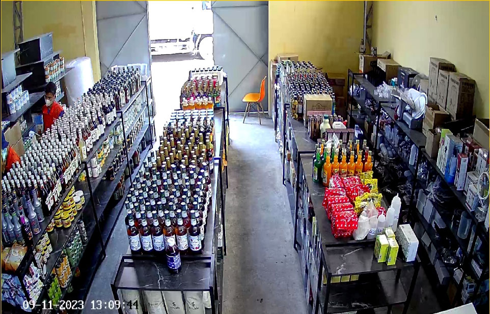 Hình Camera thực tế của bộ Lắp Camera Ngoài Trời Giá Rẻ Trọn Bộ sử dụng mã DH-HAC-HFW1800TP-A